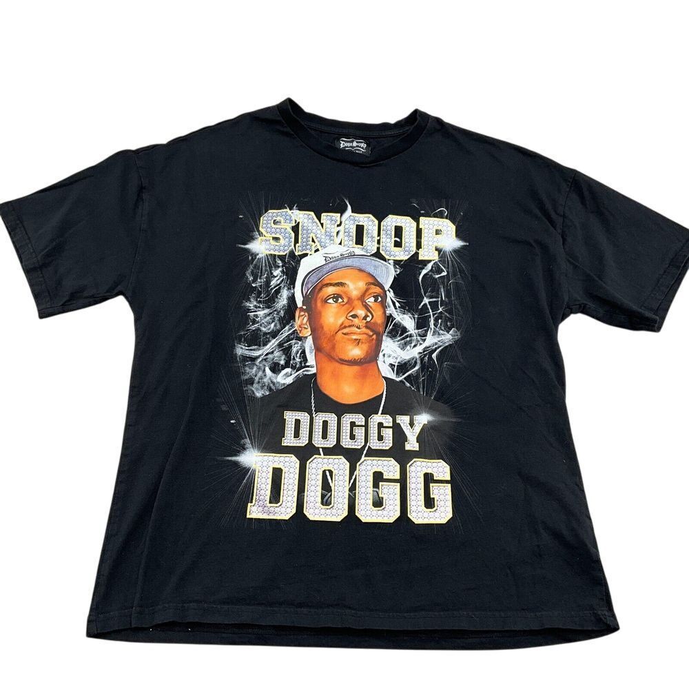 Dogg Supply T-Shirt Men Large 44 Black SNOOP DOGGY DOGG Portrait Smoke India